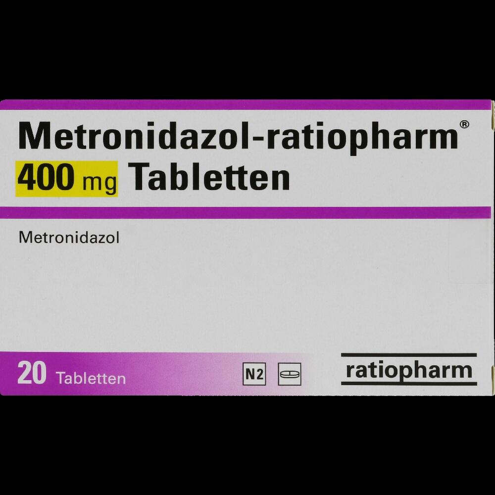 Metronidazol-ratiopharm 400mg 20 St Tabletten