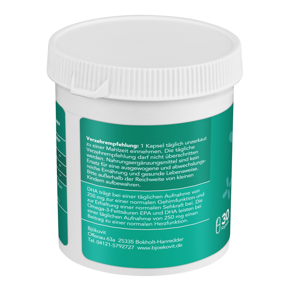 OMEGA-3 DHA+EPA vegan  30 St Kapseln