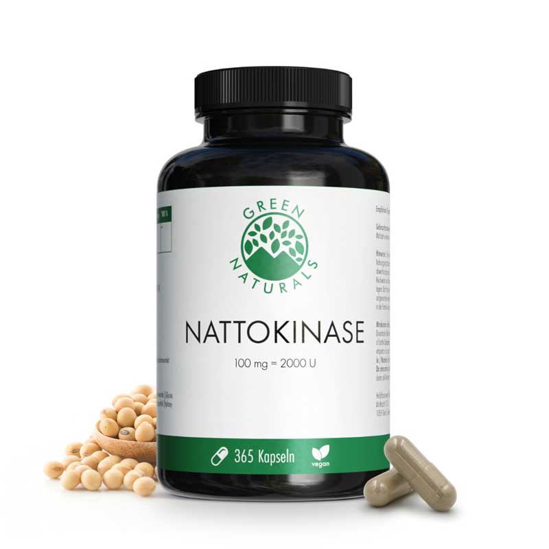 GREEN NATURALS Nattokinase 100mg  365 St Kapseln