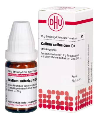KALIUM SULFURICUM D 4 Globuli 10 g Globuli