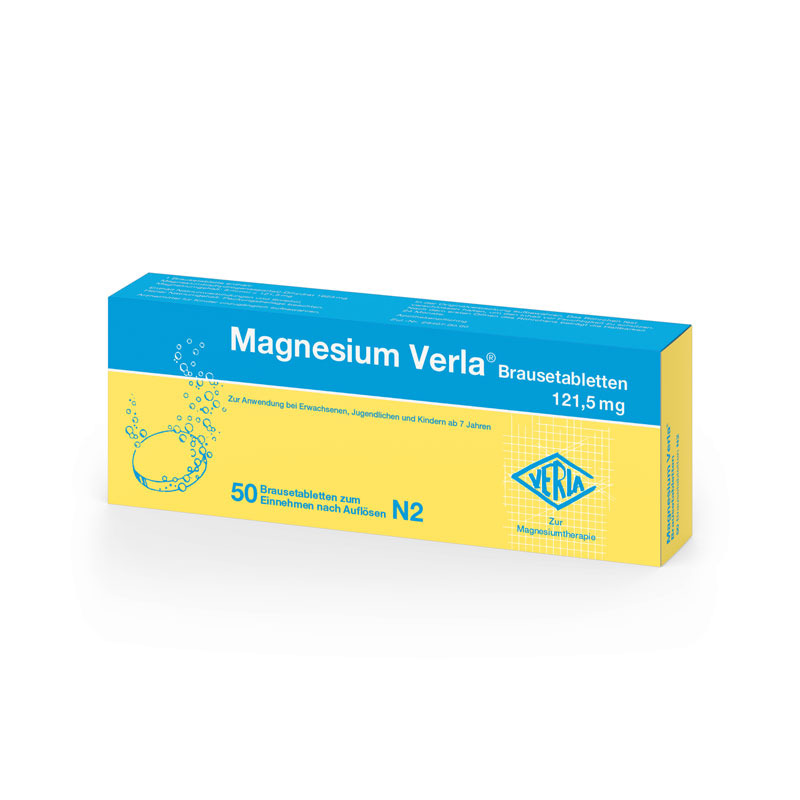 Magnesium Verla 121,5 mg 50 St Brausetabletten