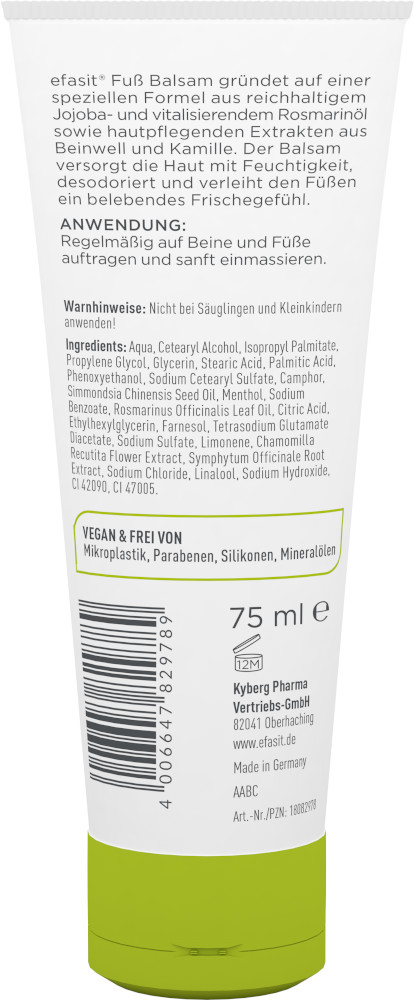 efasit FUSS BALSAM 75 ml Balsam
