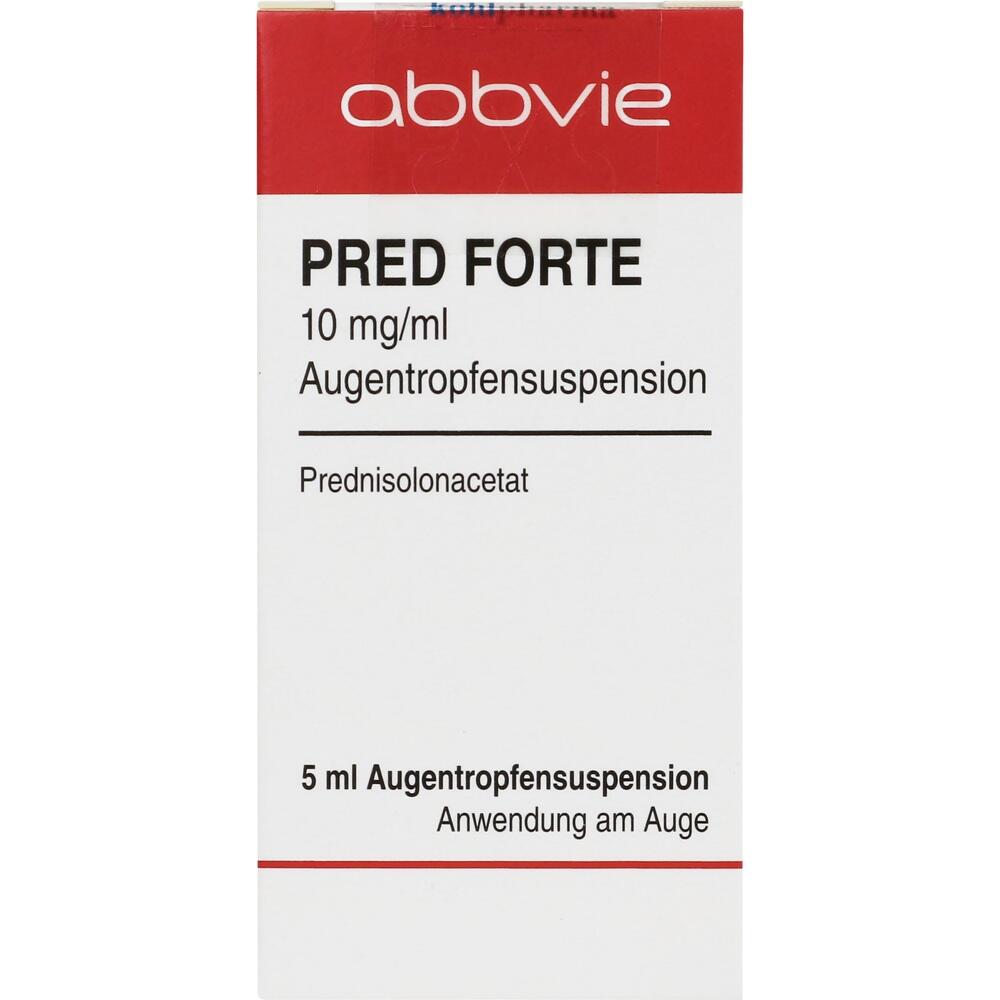 PRED forte 10 mg/ml Augentropfensuspension 5 ml Augentropfen