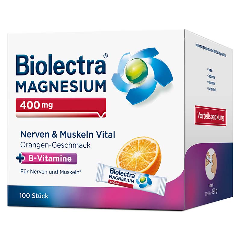 Biolectra MAGNESIUM 400 mg 100 St Pellets