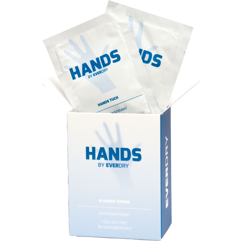 EVERDRY Antitranspirant Hands Tücher  10 St Tücher