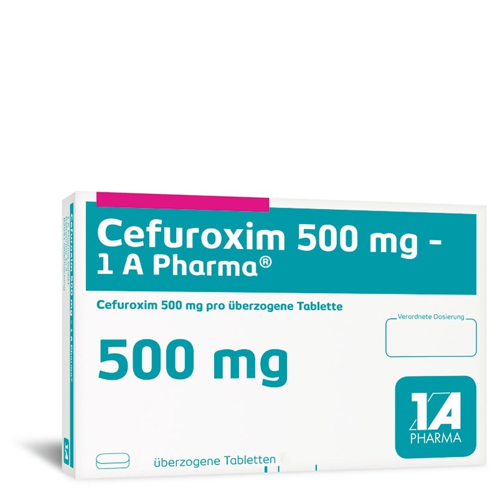 Cefuroxim 500mg-1 A Pharma 24 St Überzogene Tabletten