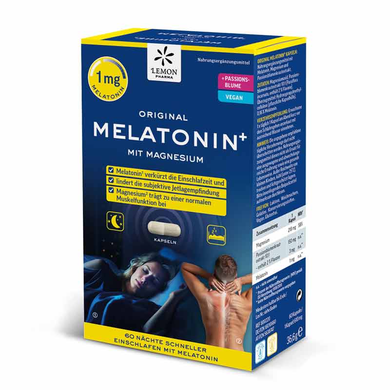 MELATONIN+ 60 St Kapseln