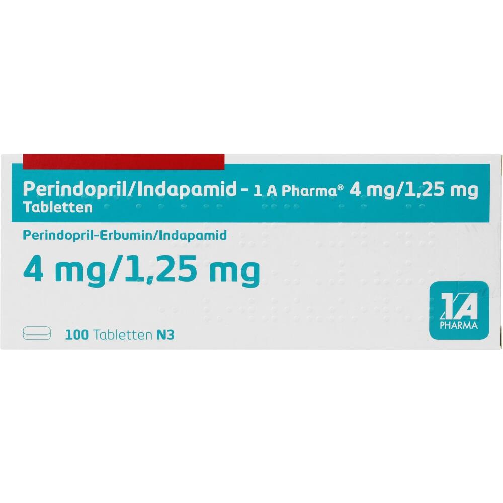 Perindopril/Indapamid-1 A Pharma 4mg/1,25mg 100 St Tabletten