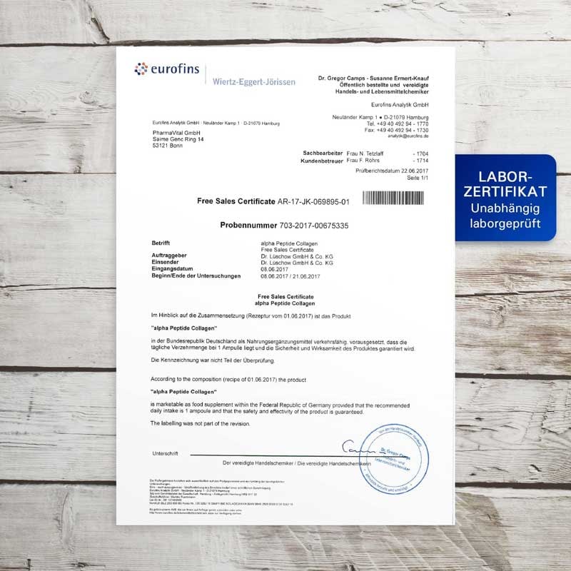 alpha PEPTIDE COLLAGEN Active Gel Trinkampullen 50X25 ml Trinkampullen