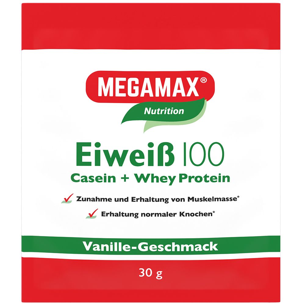 EIWEISS 100 Vanille Megamax Pulver 30 g Pulver