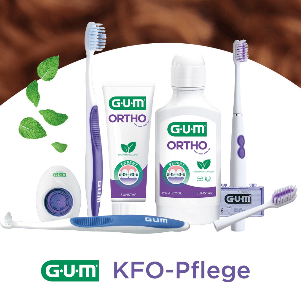 GUM SONIC ORTHO Schallzahnbürste 1 St Zahnbürste