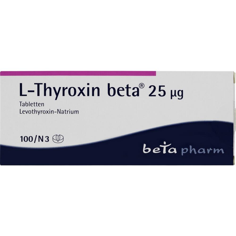 L-Thyroxin beta 25μg 100 St Tabletten