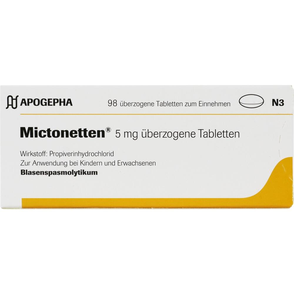 MICTONETTEN überzogene Tabletten 98 St Überzogene Tabletten