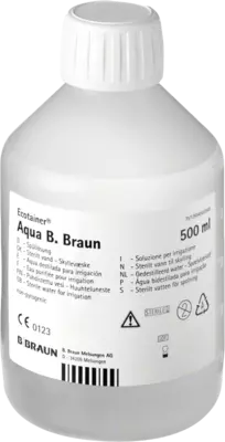 AQUA B.Braun Spüllösung Kunststoff Flasche 10X500 ml Lösung