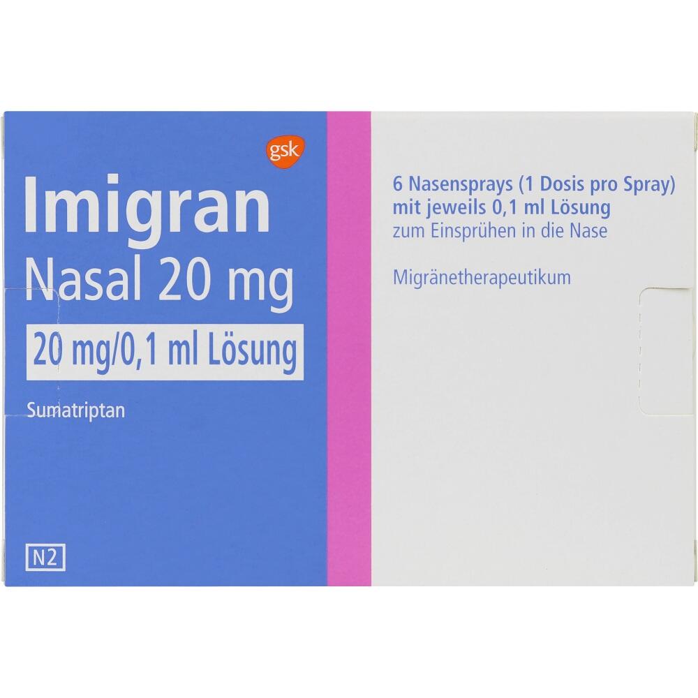 Imigran Nasal 20mg 6 St Nasenspray