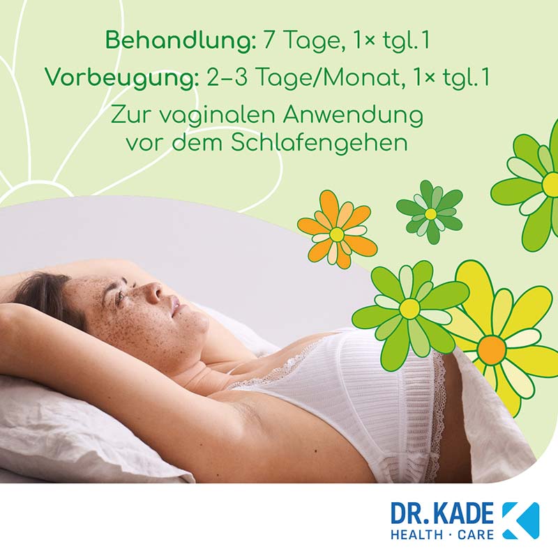 KadeFlora Milchsäureovula 7 St Vaginalsuppositorien