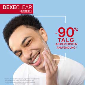 DEXECLEAR schäumendes Reinigungsgel bei unreiner Haut 400 ml Gel