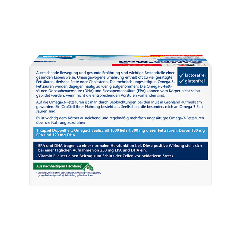 Doppelherz aktiv Omega-3 Seefischöl 1000 240 St Kapseln