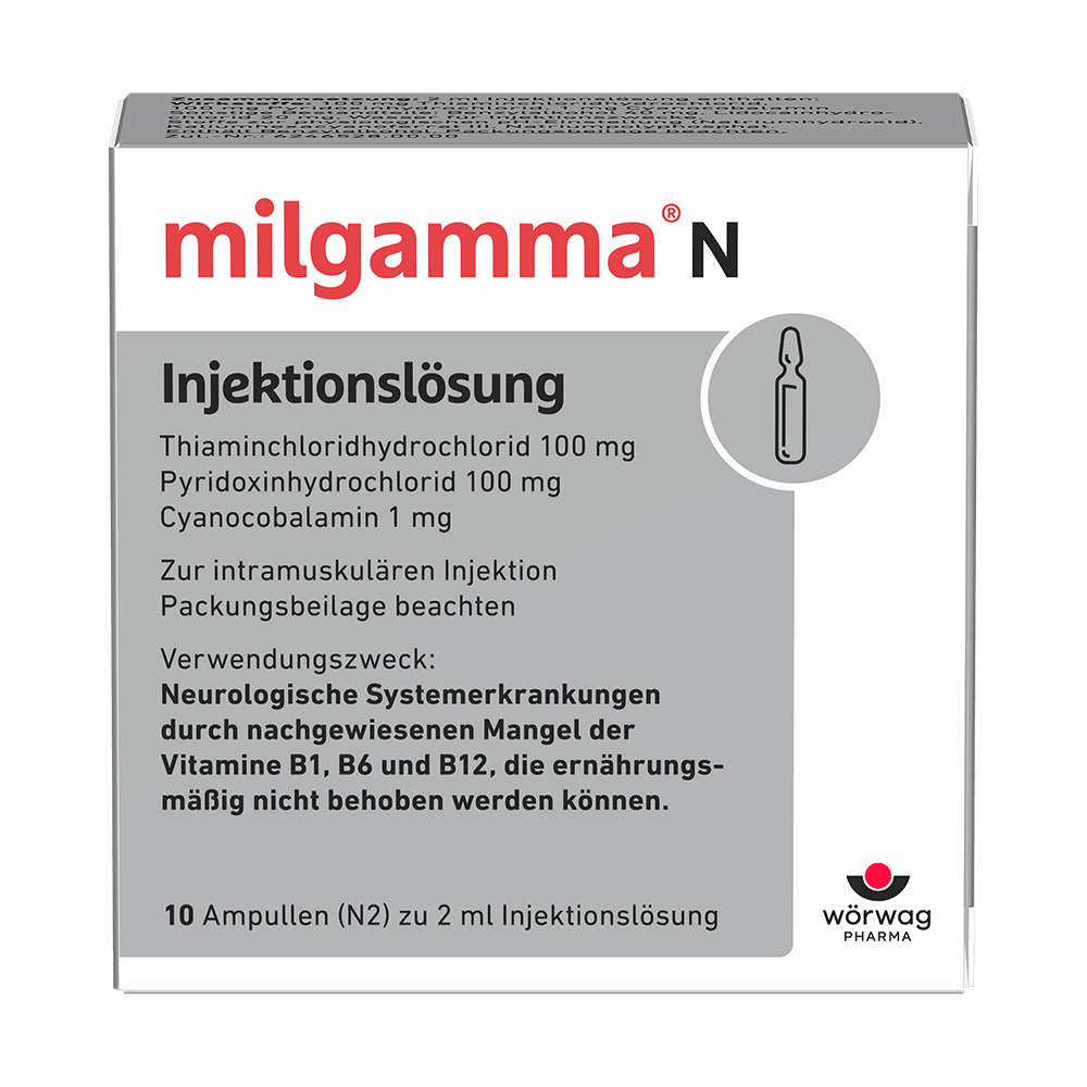 MILGAMMA N Ampullen 10X2 ml Ampullen