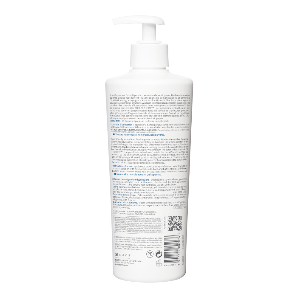 BIODERMA Atoderm Intensive bei Neurodermitis Creme 500 ml Balsam