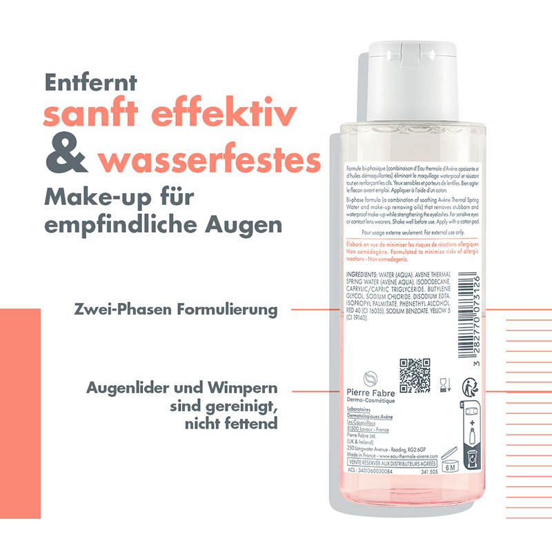 Avène Augen-Make-up-Entferner  125 ml Flüssigkeit