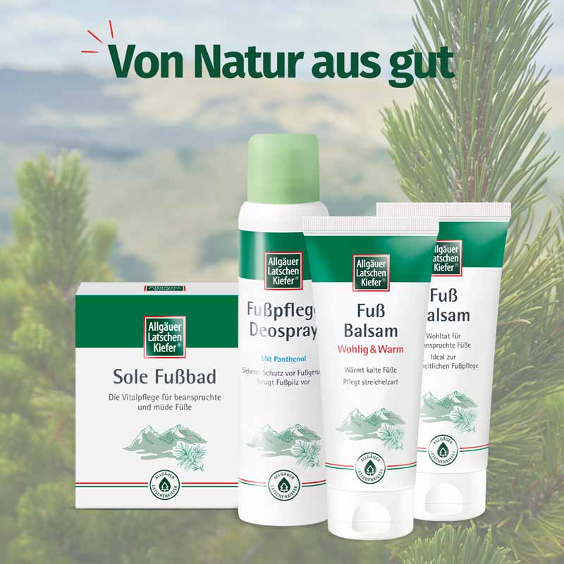 Allgäuer Latschen Kiefer Sole Fußbad 10X10 g Bad