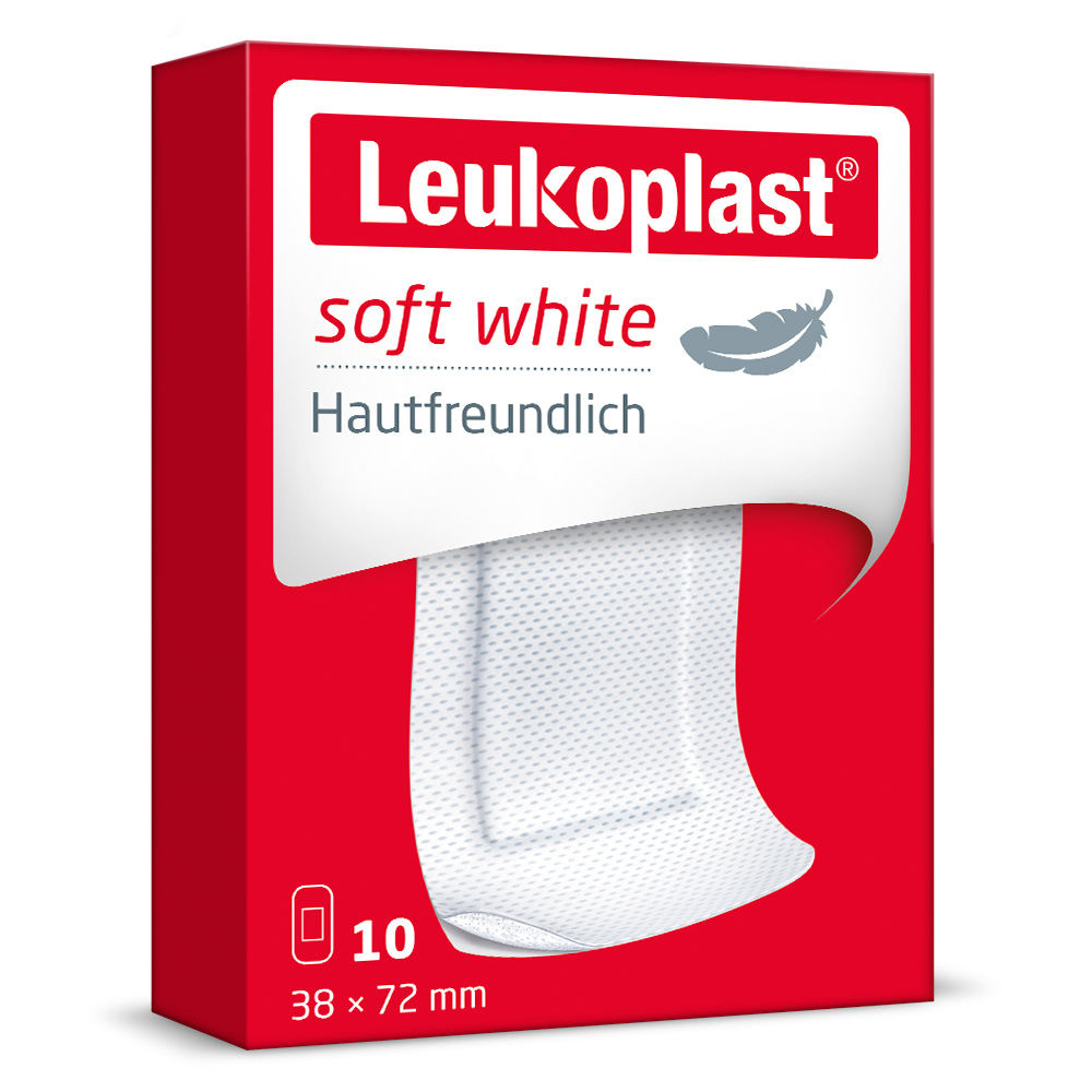 Leukoplast Soft 38 mm x 72mm  10 St Pflaster