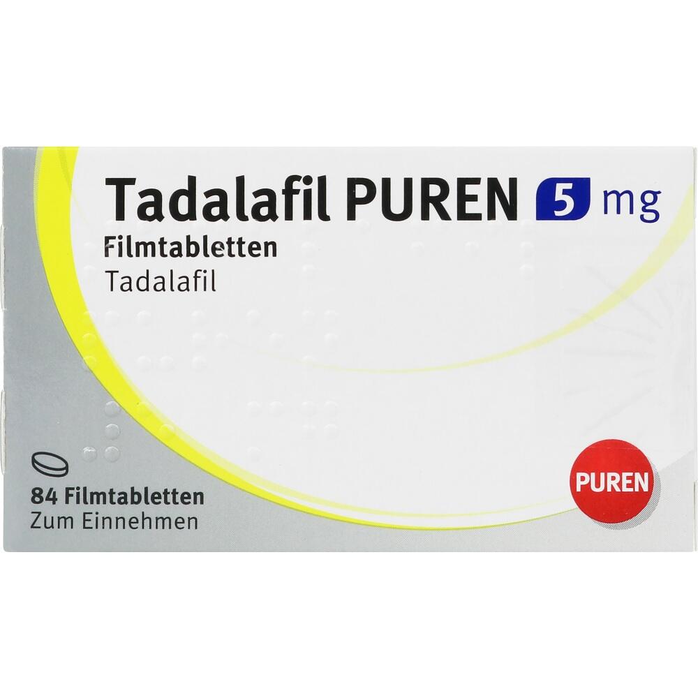 TADALAFIL PUREN 5 mg Filmtabletten 84 St Filmtabletten