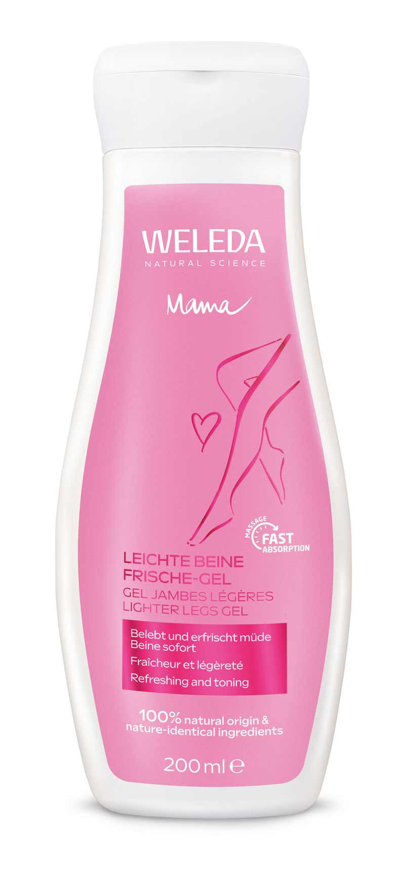 WELEDA Mum leichte Beine Frische-Gel 200 ml Gel