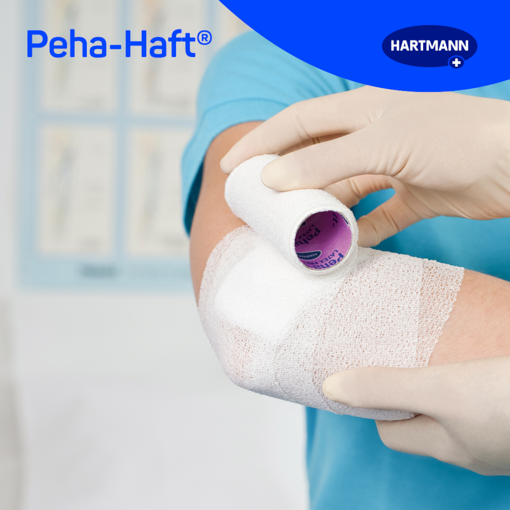 peha-haft Kohäsive Fixierbinde 8 cm x 4 m 1 St Binden