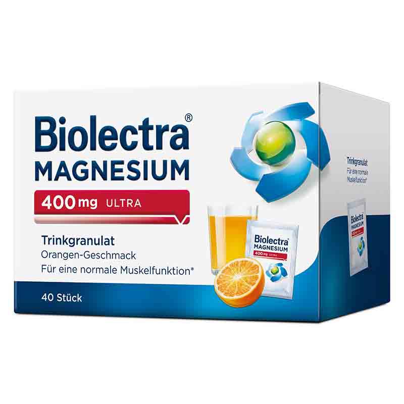 Biolectra MAGNESIUM 400mg ULTRA Orange  40 St Granulat