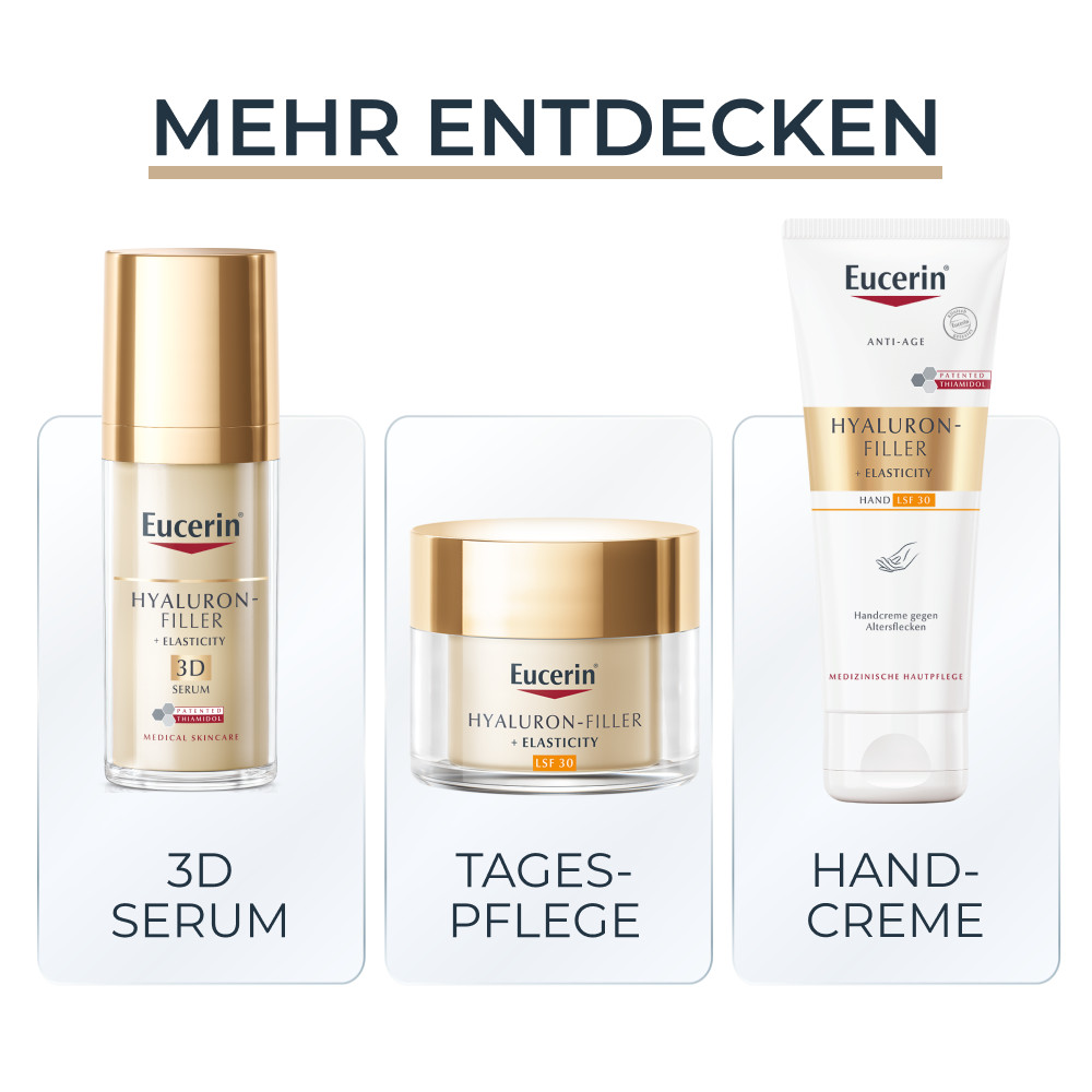 Eucerin Hyaluron Filler + Elasticity Anti Age Straffende Körpercreme 200 ml Creme