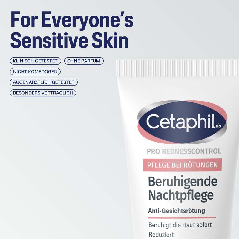 Cetaphil PRO REDNESS CONTROL Beruhigende Nachtpflege 50 ml Nachtcreme