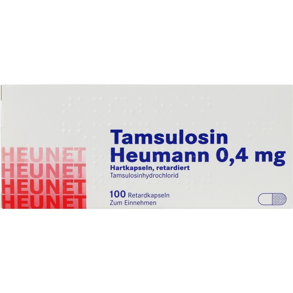 TAMSULOSIN Heumann 0,4 mg Hartkapseln ret.Heunet 100 St Retard-Kapseln