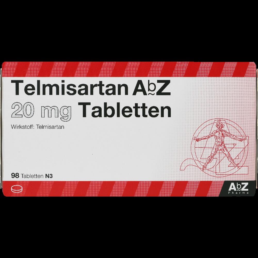 Telmisartan AbZ 20mg 98 St Tabletten