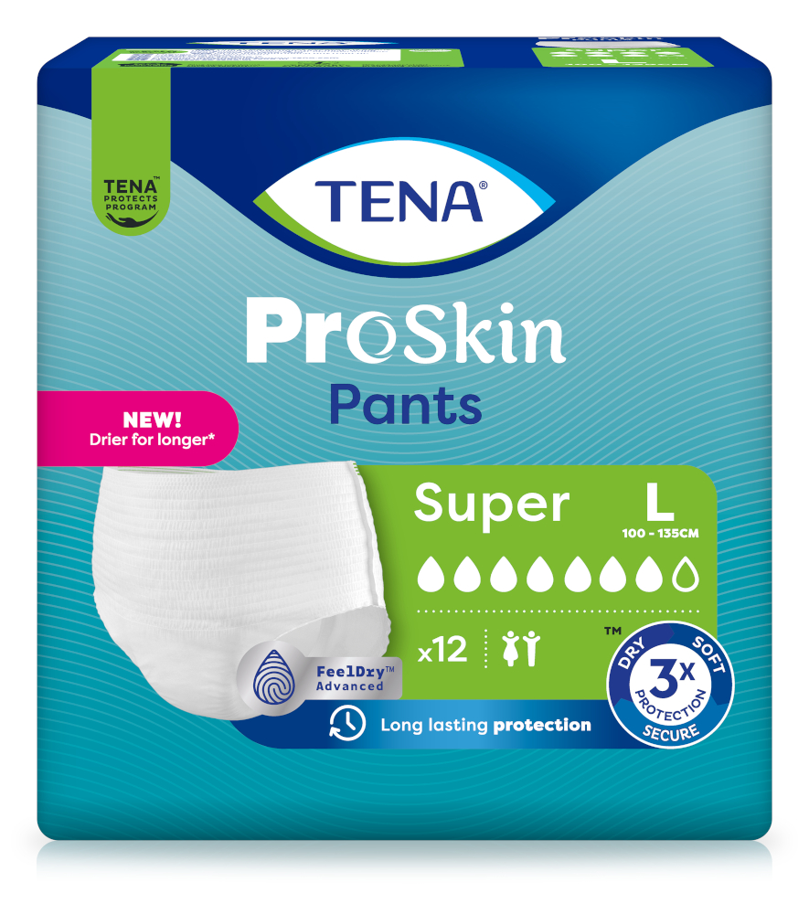 TENA PROskin Pants SUPER L 12 St