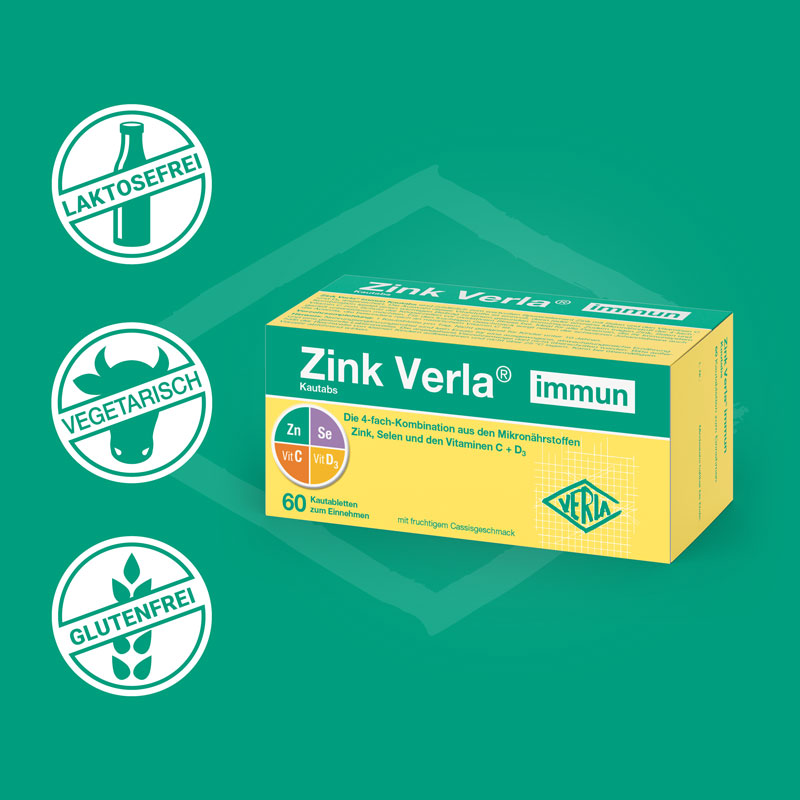 Zink Verla immun 60 St Kautabletten