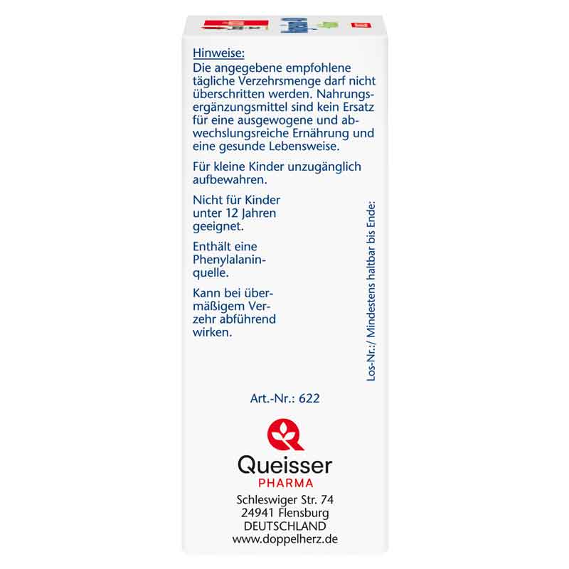 Doppelherz aktiv Magnesium 400 + Kalium 20 St Pellets