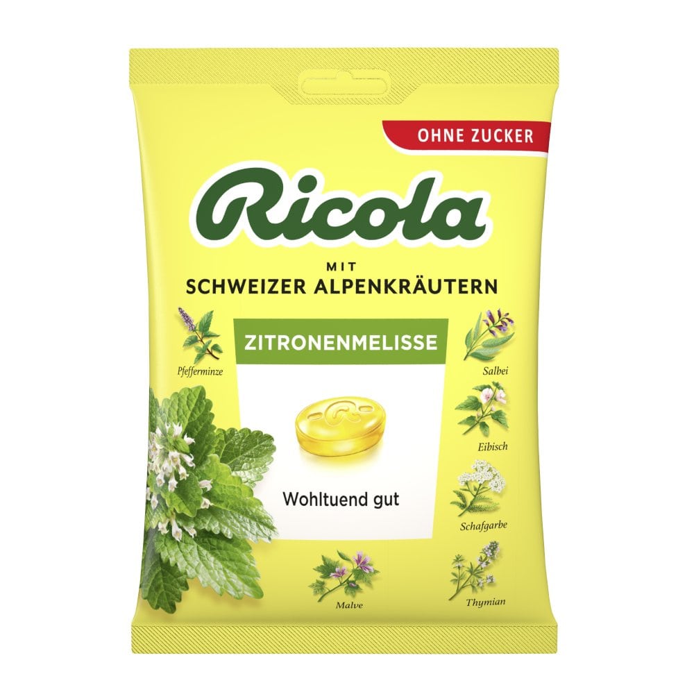 Ricola Zitronenmelisse zuckerfrei  75 g Bonbons