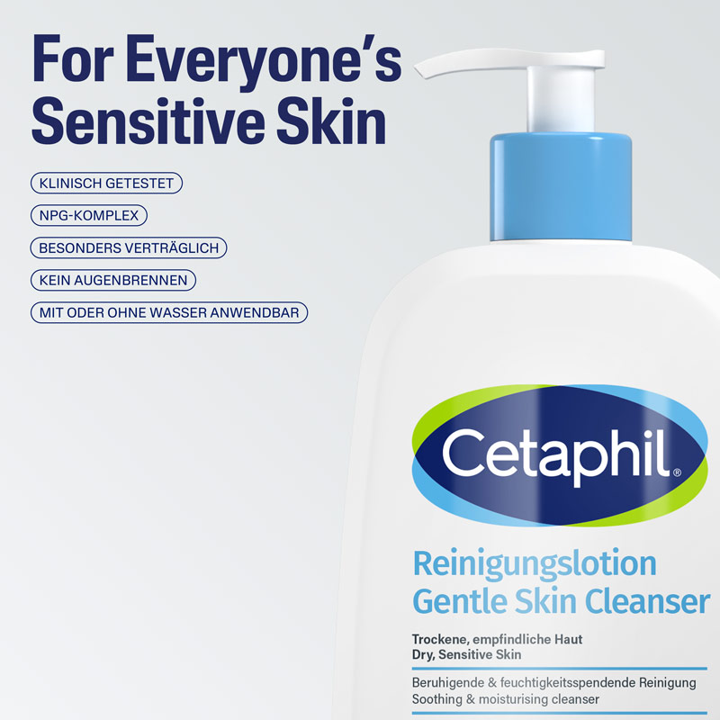 Cetaphil Reinigungslotion Gentle Skin Cleanser 473 ml Lotion