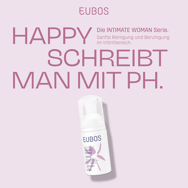 EUBOS INTIMATE WOMEN SCHAUMDUSCHE 100 ml Schaum