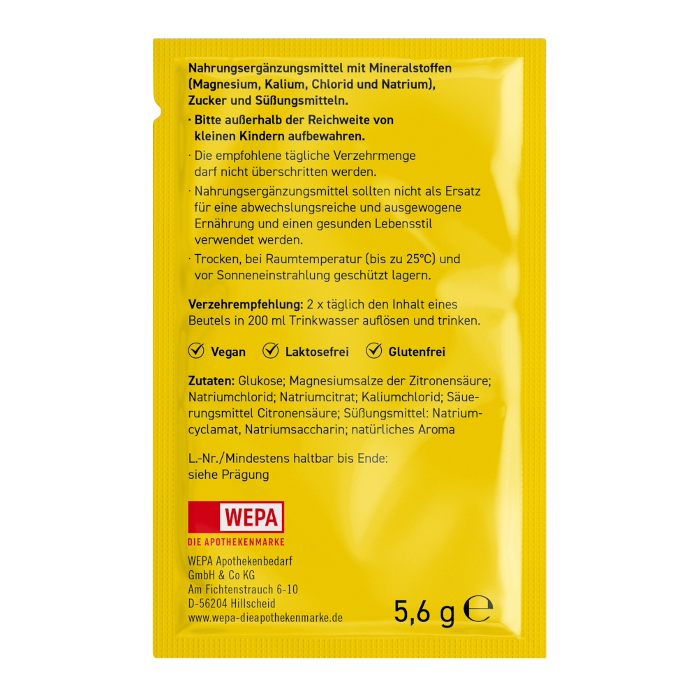 WEPA ELEKTROLYTE 20X5.6 g Pulver
