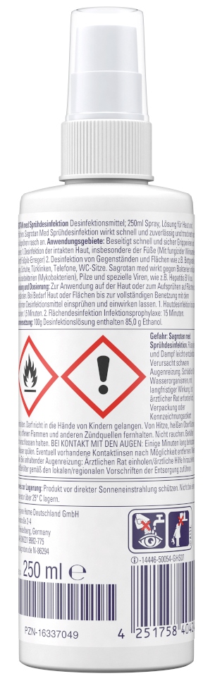 Sagrotan med Sprühdesinfektion 250 ml Spray