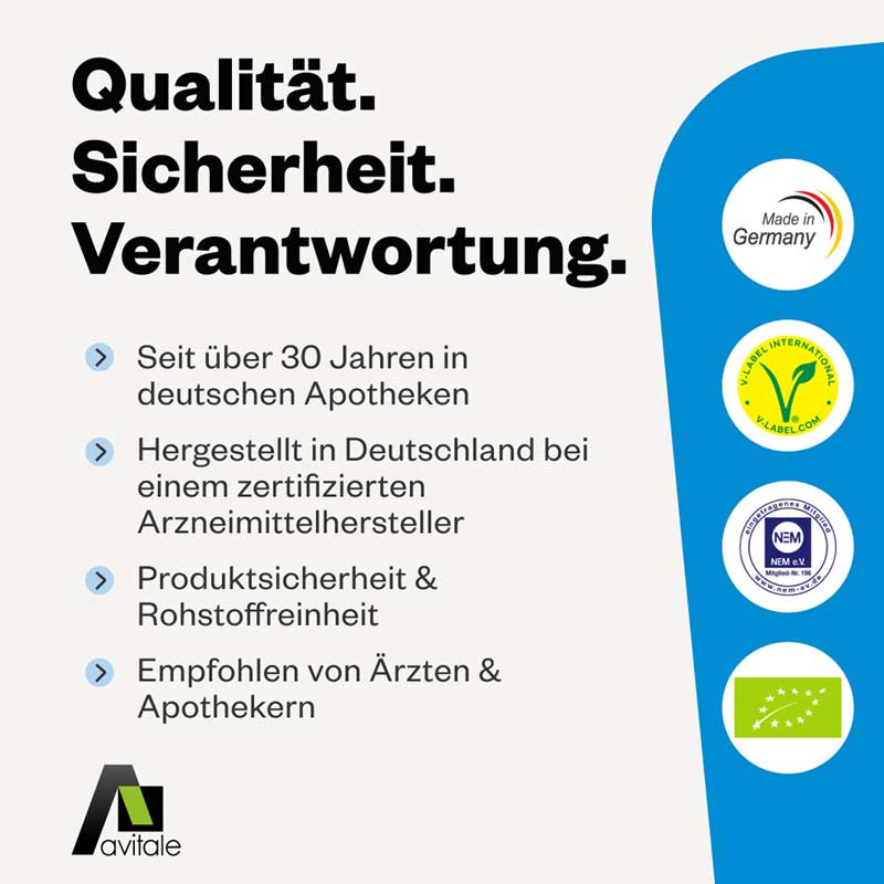 Avitale CALCIUM SONNE 500 DIREKT 30 St Pulver