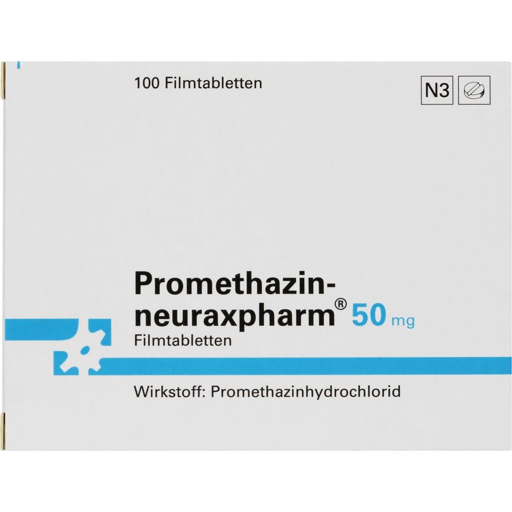Promethazin-neuraxpharm 50mg 100 St Filmtabletten