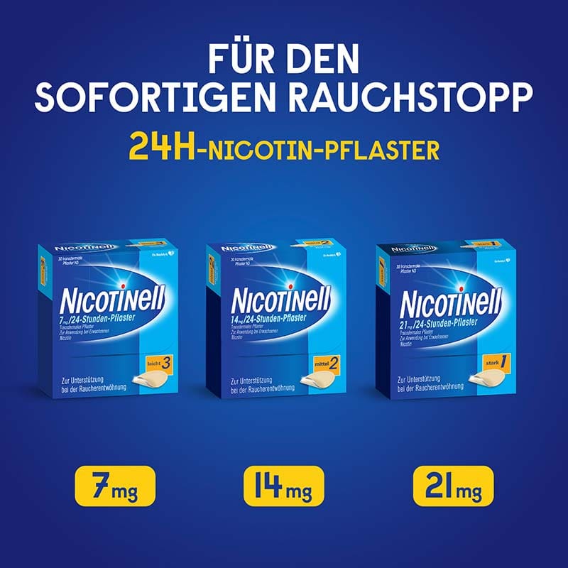 Nicotinell 21 mg/24-Stunden-Pflaster 30 St Pflaster transdermal