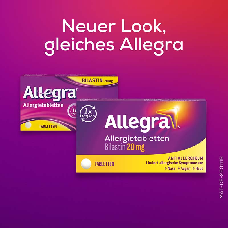 Allegra Allergietabletten - schnell bei Heuschnupfen & Allergien  6 St Tabletten
