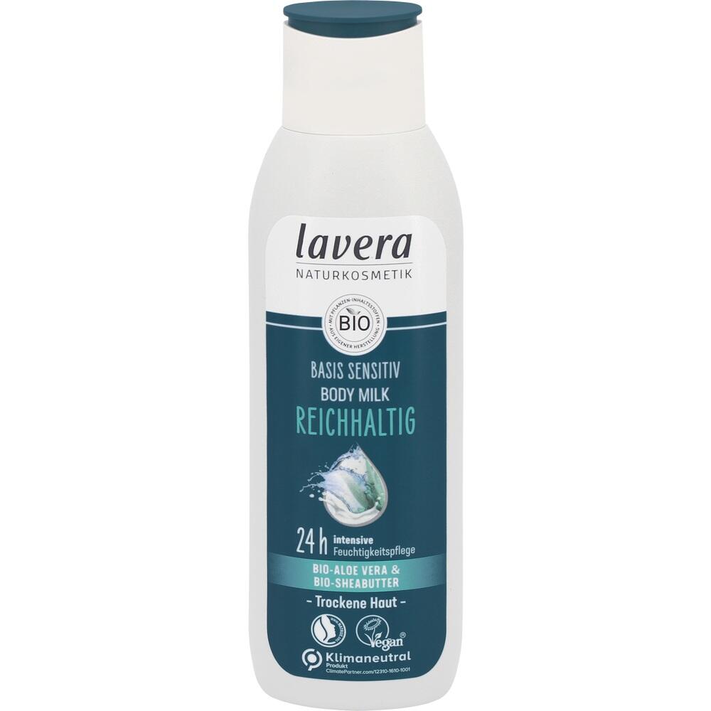 Lavera Basis Sensitiv Bodymilk Reichhaltig 250 ml Milch