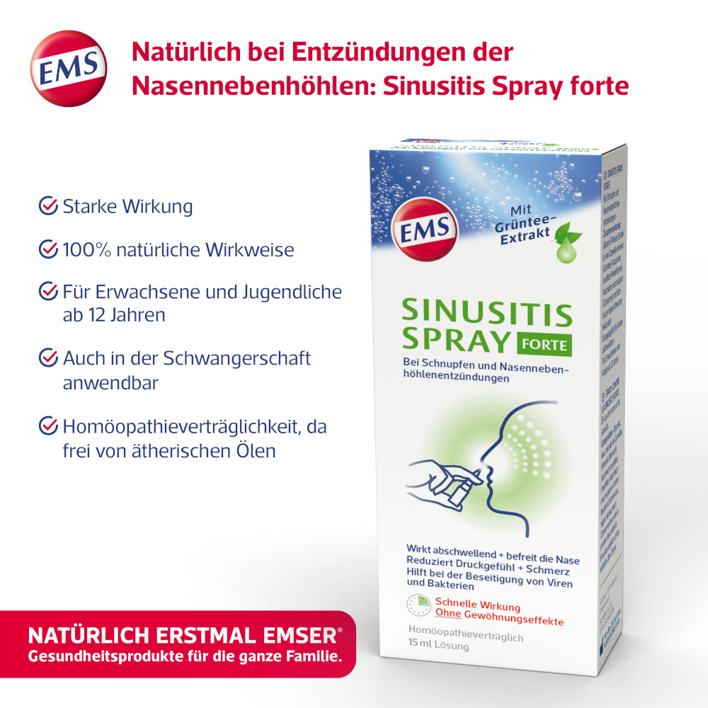 EMS SINUSITIS SPRAY FORTE 15 ml Spray