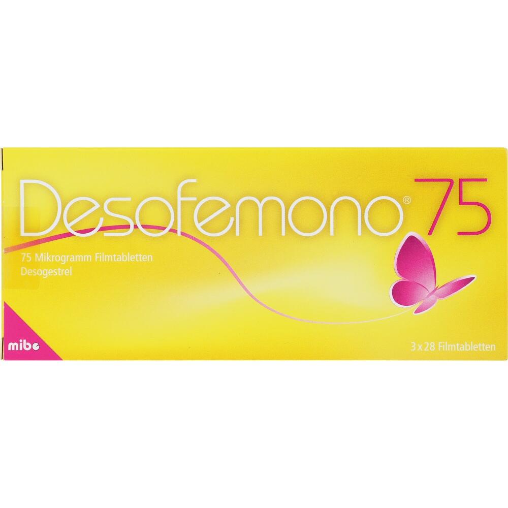 DESOFEMONO 75 Mikrogramm Filmtabletten 3X28 St Filmtabletten